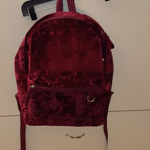 Candie's Handbags - Red Velvet Backpack
